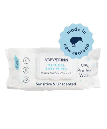 ABBY&FINN Natural Unscented Baby Wipes - Sensitive Water Based Diaper Wipes - 288 Total Wipes (4 Pop-Top Packs, 72 Count each) - Buy Online on GoSupps.com