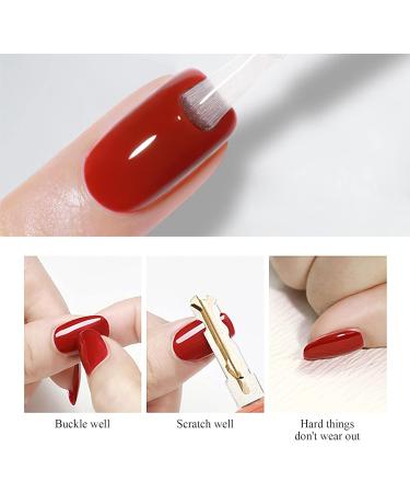 Imtiti Gel Nail Polish Top Coat - No Wipe Top Coat Glossy Shine Finish Long Lasting 15ML UV/LED Soak Off Clear Gel Nail Polish Manicure at Home Glossy Top Coat - Buy Online on GoSupps.com