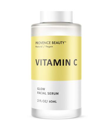 Vitamin C Serum for Face - Brightening Facial and Anti Aging Treatment for a Youthful and Glowy Complexion - Hyaluronic Acid  Green Tea  Vitamin C and E -2 Fl Oz