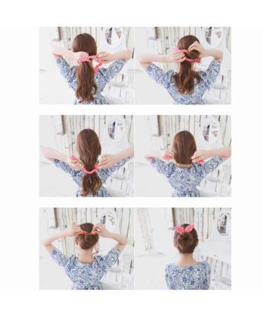 Frcolor Women Hair Ponytail Bun Maker | Rabbit Ears Donut Twister Holder | Hair Styling Accessories (Random Style) - Shop Internationally! - Buy Online on GoSupps.com
