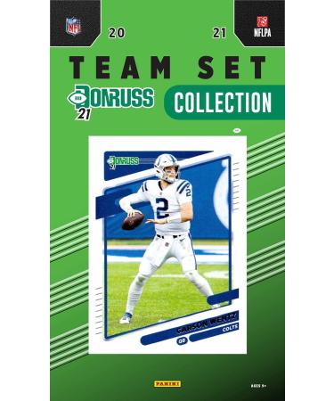 Indianapolis Colts 2021 Donruss Factory Sealed 11 Card Team Set with Peyton Manning and 3 Rated Rookies Plus
