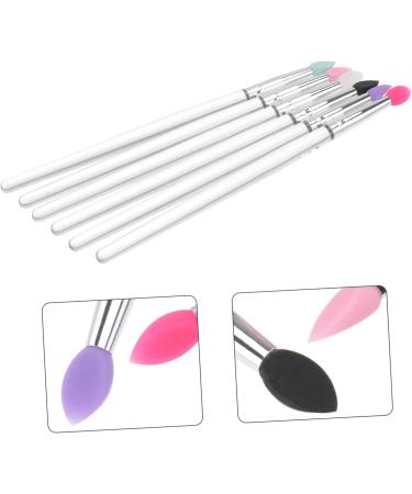 Angoily 6pcs Eye Shadow Brush Makeup Brush Big Sequined Smudger Silicone Eyeshadow Brush Makeup Set Make up - Buy Online on GoSupps.com