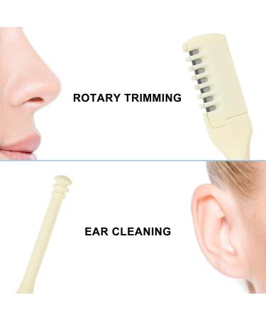 3 PCS Manual Nose Hair Trimmer Double Sided Nose Hair Knife with Storage Box Rotating Nasal Hair Razor Cutter Portable Nostril Hairs Remover Clippers Tools for Women and Men Home Travel - Buy Online on GoSupps.com