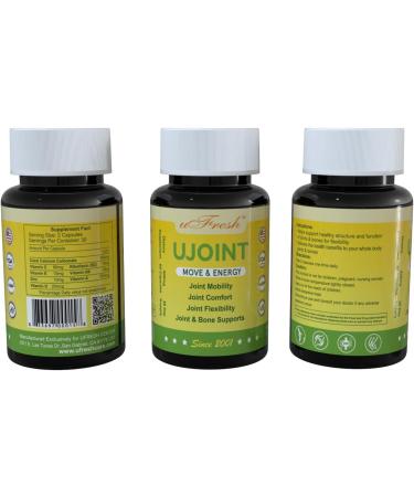 UJoint Move & Energy Joint Flexibility and Mobility Dietary Supplements, 30 Day Supply, 60 Capsules (1) - Buy Online on GoSupps.com