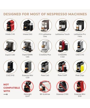 Refillable Coffee Espresso Capsules Stainless Steel Reusable Coffee Pods Compatible for NES presso Machines - Buy Online on GoSupps.com