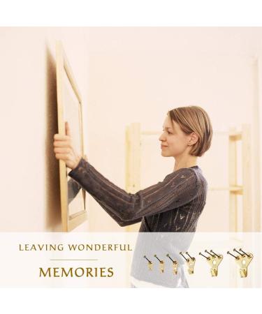 125 pcs Picture Hangers  Heavy Duty Picture Hanging Kit with Nails  Professional Picture Hanging Kit on Wooden/Drywall for Canvas  Office Pictures  Clock  House Decoration  Holds 10-100 lbs - Buy Online on GoSupps.com