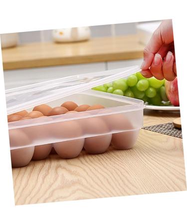 COLLBATH Egg Crisper 34 Eggs Modern Kitchen Accessories Egg Tray Egg Container Egg Holder Egg Carton High Capacity - Buy Online on GoSupps.com