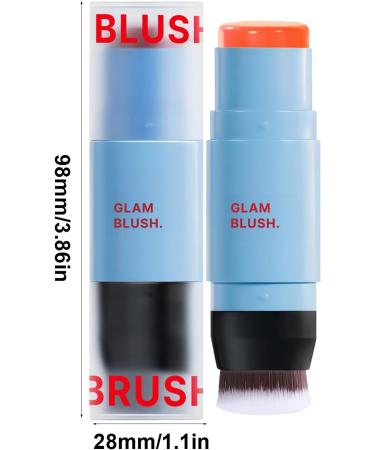  Generisch Lightweight multi-functional cream blush stick for lips and cheeks instant color intensity long-lasting nourishing for travel and the office - Buy Online on GoSupps.com