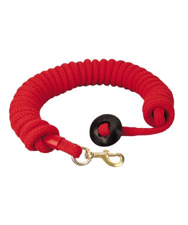 Weaver Leather Rounded Cotton Lunge Line Red ,3/4" x 25'