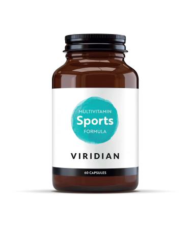 Viridian - Sports Formula Multivitamin - 60 Veg Caps | with 31 Vitamins Minerals & Botanicals | Optimal Nutrition Reduce Tiredness & Fatigue | for Men & Women | Nutritionist Formulated