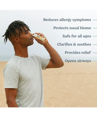 Wellness Saline Nasal Spray 2pk - Natural Vegan Formula Made in USA - Cleanse and Protect Nasal Passages for Optimal Health - Buy Online on GoSupps.com
