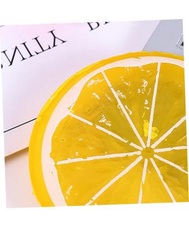 Cabilock 50pcs Orange Realistic Limes Slice Candy Decorations Wedding Decoration Inflatable Toy Fragrance Oil Lamp Candy Resin Charms Diy Ornaments Supplies Coffee Decor Lemon Slices Fruit Yellow 5X0.9cm - Buy Online on GoSupps.com