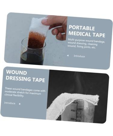 VANZACK 3pcs Compressed Gauze Medical Tape - Compression & Outdoor Tape Accessories - 350x11cm - White Cotton for First Aid & Wound Care - Buy Online on GoSupps.com