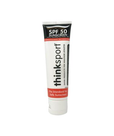 THINKSPORT Sunscreen SPF 50+  3 FZ - Buy Online on GoSupps.com