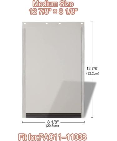 Medium Replacement Dog Door Flap for PetSafe PAC11-11038 - 12 7/8'' x 8 1/8'' - Durable Cat Flap - Buy Online on GoSupps.com