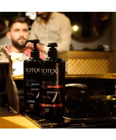 Totex Shaving Gel 750ml - Professional Sensitive Formula for Men & Women | Smooth Easy Pump Use | Best Economical Choice for Shaving - Buy Online on GoSupps.com