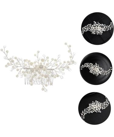 Angoily 1 Pc Hair Comb Women Decorative Hairpin Hairpins Crystal Headpiece Hair Accessory Hair Decorations Clip for Hair Wedding Hair Side Combs Dress Bride Accessories Alloy - Buy Online on GoSupps.com