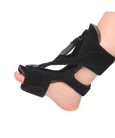 Supegear Plantar fasciitis Night rail set 3 adjustable strap foot rail with massage ball and foot vaults for plantar fasciitis flat feet Achilles tendon infection black