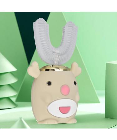 Buy Topyond U-Shaped Electric Toothbrush for Kids | Cartoon Design Waterproof 5 Cleaning Modes - Buy Online on GoSupps.com