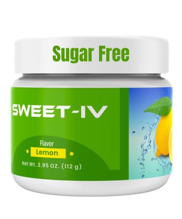 Sweet IV Electrolyte Powder 3.9g Serving Flavored Drink Mix Magnesium Copper 40 Servings Magnesium Powder for Sports Enthusiasts Athletes Delicious and Refreshing (Lemon)