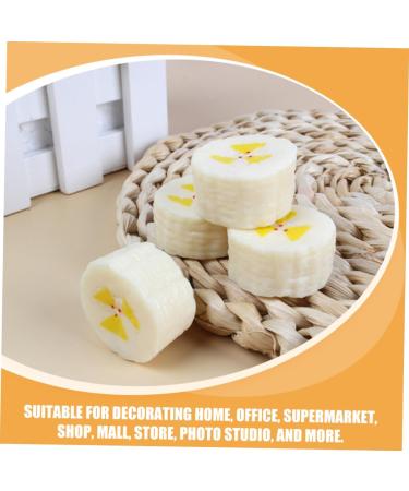 Toyvian 32 pcs Artificial Banana Slice Model vegetable banana accessories Simulation Fruit Model fake banana Artificial Fake Banana Slices lifelike banana slices artificial - Buy Online on GoSupps.com