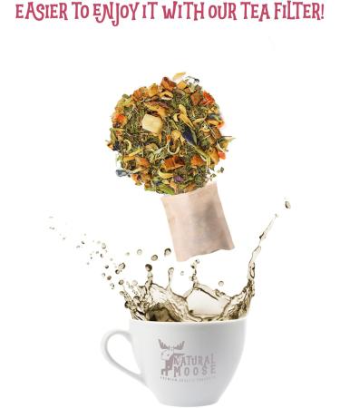 Global Natural Moose Tea Trotters | Premium Loose Leaf Tea | St. Moritz | A fruity blend with Rooibos Tea tastes refreshing with apple melon and orange | 100g St. Moritz - Refreshing apple orange melon 100 g (Pack of 1) - Buy Online on GoSupps.com