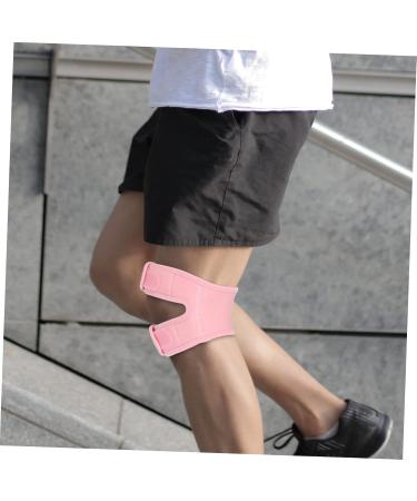 FRCOLOR 3pcs Adjustable Patella Knee Brace - Comfortable Sports Knee Support Strap for Optimal Knee Protection - Pink - Buy Online on GoSupps.com