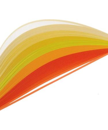 ODETOJOY Yellow Quilling Paper Gradient Strips 5MM - 120pcs, 21inch Length - Buy Online on GoSupps.com