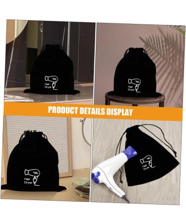 Gogogmee Flannel Hair Dryer Bag Hair Dryer Storage Hair Tool Travel Bag Travel Bag for Blow Dryer and Hair Tools Hair Dryer Bag for Travel Hair Tools Travel Bag Drawstring Bag - Buy Online on GoSupps.com