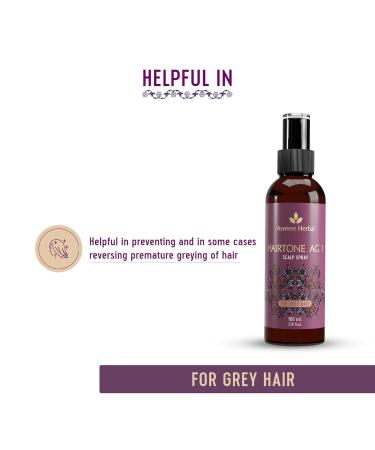 Avi.mee Herbal Hairtone AG1 Scalp Spray for Grey Hair | With Indigo Henna Beet Root and Hibiscus Extracts | Daily Nutrition For Your Hair | 100 ML. - Buy Online on GoSupps.com