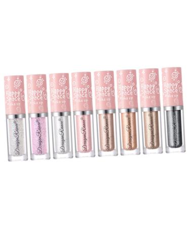 TOVINANNA 8pcs Eye Shadow Eyeshadow Glitter Shimmer Eyeshadow Eye Makeup Liquid Eyeshadow Brighten Miss Box