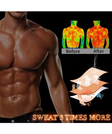 SHAPERIN Men Neoprene Sauna Zipper Waist Trainer Vest Tank Top - Black Large - Buy Online on GoSupps.com