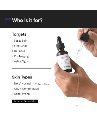 Ageless Skin Night Serum 30ml | Collagen Boosting & Hydrating Formula with Peptides for Women & Men - Buy Online on GoSupps.com