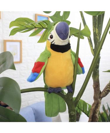 Talking Parrot Interactive Plush Toy - Funny Gift for Kids - Green - Buy Online on GoSupps.com