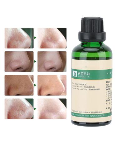 Pure Jojoba Oil 50ml - Genetic Engineering-Free Carrier Oil for Massage Spa Face & Hair Moisturizer - Buy Online on GoSupps.com