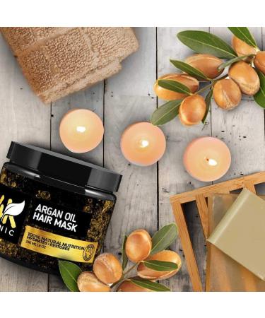 Argan Oil Hair Mask - Deep Conditioner & Hair Moisturizer for Dry Damaged Color Treated Hair - International Shipping Available - Buy Online on GoSupps.com