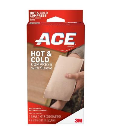 ACE Compression Knee Brace with Side Stabilizer Recommended for hyperextension and meniscus injuries Money Back Guarantee