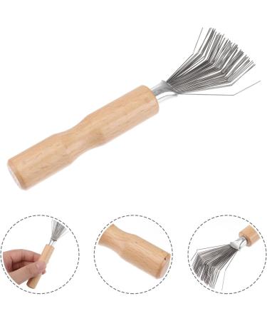 Operitacx Lot de 2 Peignes de Nettoyage pour Cheveux Manche en Bois et Peigne M tallique Outil pour Enlever Poils et Salet s Adapt Salon et Usage Domestique Nettoyage Pr cis des Brosses - Buy Online on GoSupps.com
