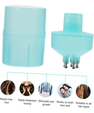 Hair Color Applicator Bottle Set Dying Tools with Comb & Dropper for Easy Hair Dyeing 6.3X4.5cm Blue - Buy Online on GoSupps.com