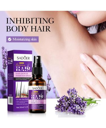Hair Inhibitor Spray for Face Underarms Legs | Soothing Hair Growth Inhibitor for Men & Women | After Wax Care - Buy Online on GoSupps.com