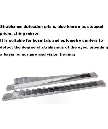 Nichoy Ophthalmic Prism Set for Strabismus | Triplet Detection & Step Prism | International Shipping Available - Buy Online on GoSupps.com