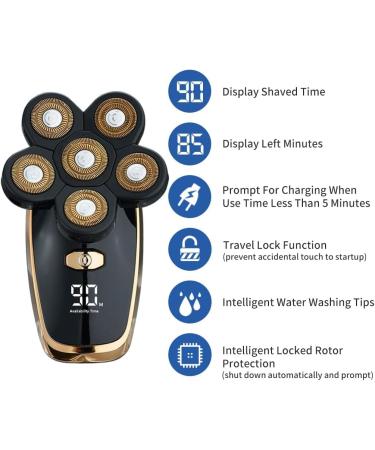 Tiklean Electric Head Shaver for Bald Men - Wet & Dry, Cordless, Waterproof, USB Rechargeable Tk862 - Buy Online on GoSupps.com