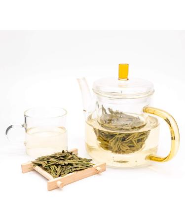 oriarmcha Long Jing Dragon Well Tea Leaves - Chinese Longjing Green Tea Loose Leaf - Yuqian 1st Grade 100g Ziplock Resealable Bag Long Jing Tea 100g (Pack of 1) - Buy Online on GoSupps.com