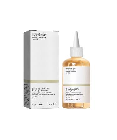 Glycolic Acid 7% Toning Resurfacing Solution Exfoliate and Rejuvenate Your Skin  Solution for Blemishes and Acne100ml