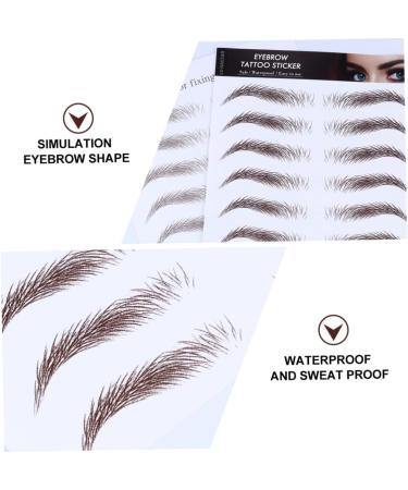 4pcs Eyebrow Stickers Eyebrows Stickers 6d Eyebrow Brow Shaper Imitation Eyebrow Make up Tool 4d - Buy Online on GoSupps.com