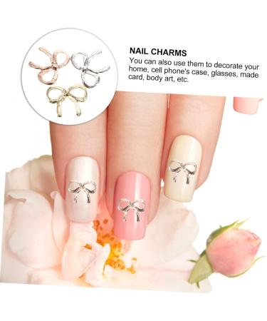 Healeved 1 Nail Art Accessories Decor Rhinestones Flatback Nail Charms Bowknot Nail Art Charms Metal Nail Charms Nail Studs Alloy Nail Rivets Nail Art Studs 3d Manicure Nail Drill 13X7X1cm As Shown - Buy Online on GoSupps.com