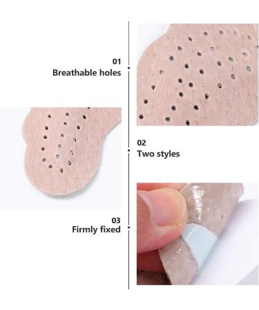 2 Pairs Leather Forefoot Pads | Thick Half Insole & Cushion for Comfort | International Shipping - Buy Online on GoSupps.com