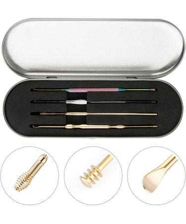 6pcs Stainless Steel Spiral Ear Picking Tool Set | Durable Earpicks for Safe Ear Cleaning | International Shipping Available - Buy Online on GoSupps.com