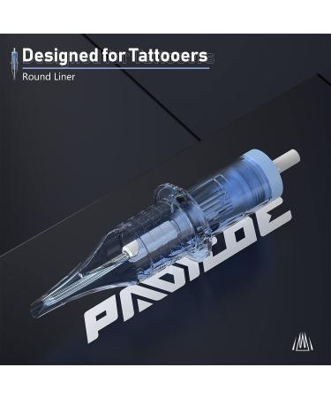 Padieoe Tattoo Cartridge Needles - 50pcs Mixed Standard Liner Tattoo Needle Cartridge Set - Round Liner Tattoo Supplies 3RL 5RL 7RL 9RL 11RL - Buy Online on GoSupps.com
