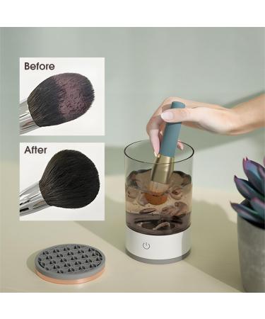 Makeup Brush Cleaner With Clean Rubber Pad Electric Automatic Spin Brush Cleaner with Resistant Bowl Premium Makeup Brush Cleaning Kit Deeply Cosmetic Brushes Clean Fit For All Size Makeup Brush - Buy Online on GoSupps.com